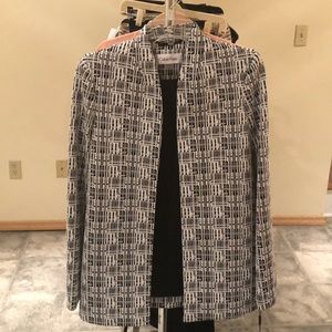 Calvin Klein Black and white Blazer